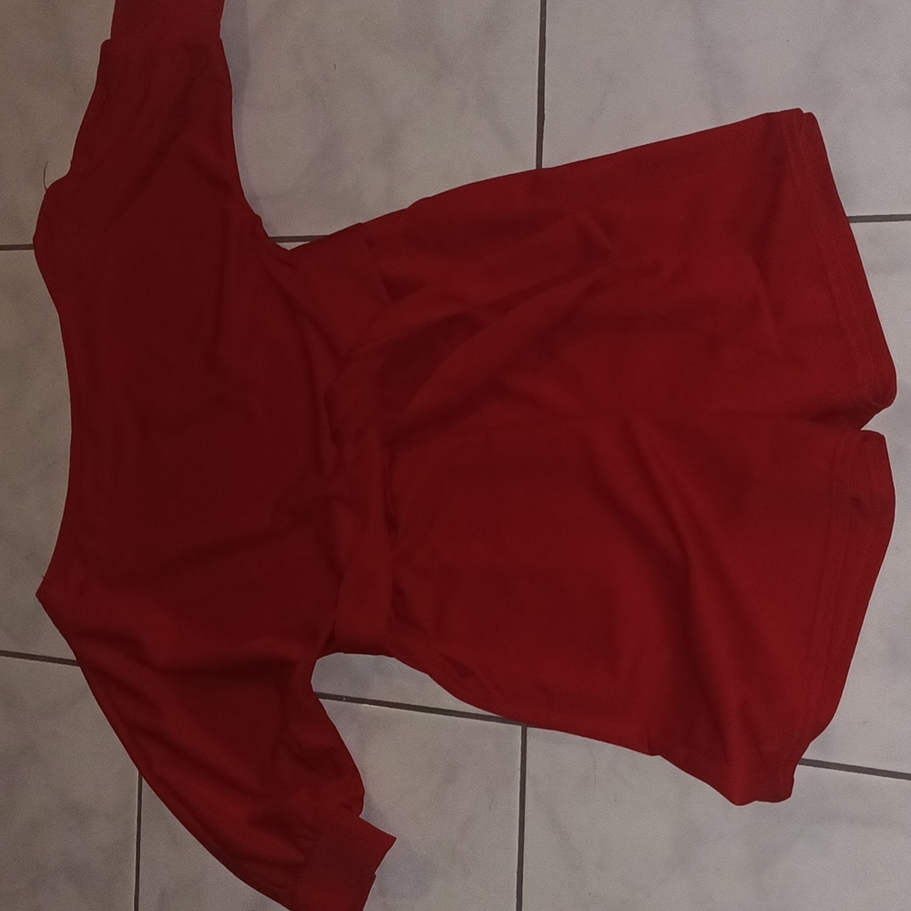 Asymmetrical shoulder side zip red romper